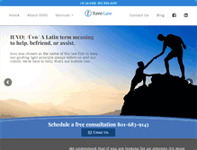 Tablet Screenshot of iuvolaw.com